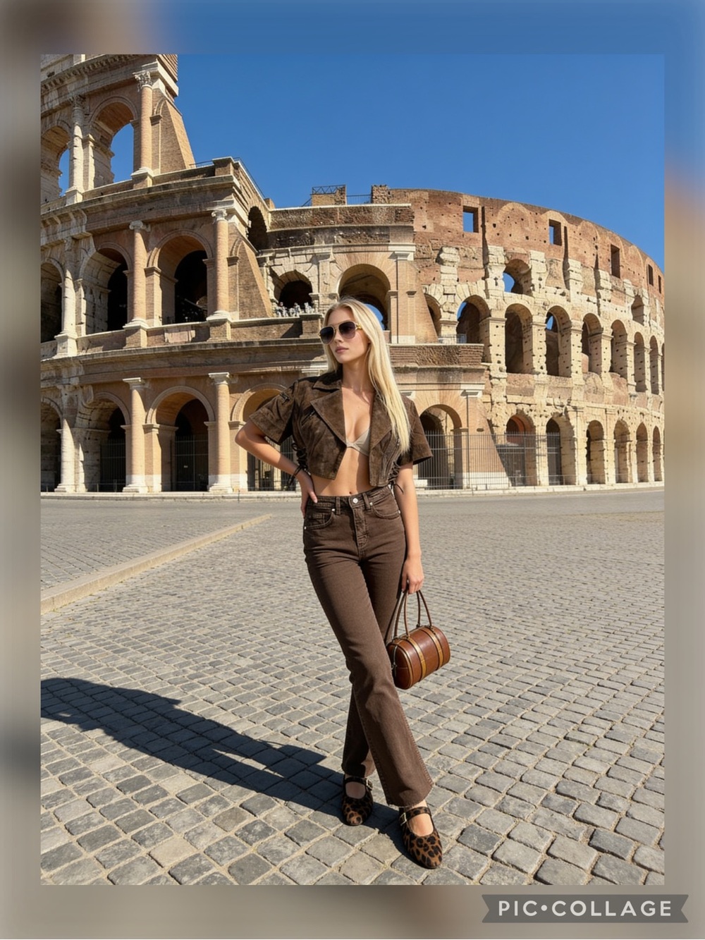 Frederick's of Hollywood SUEDE Cropped Bomber Jacket in Chocolate Brown ❤️